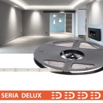 Taśma LED PL Delux Low Brightness | Zimna biała 6500K | 24V | 160 LED/m | 450lm/m | SMD2835 | Rolka 10m | 7 lat gwarancji