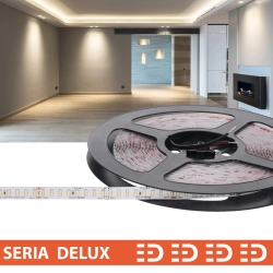 Taśma LED Delux LB 24V 160led/m SMD4014   2.2W/m 4000K IP20 320lm/m 10mm CRI90 PL7Y 50m