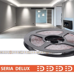 Taśma LED Delux LB 24V 160led/m SMD4014   2.2W/m 6500K IP20 320lm/m 10mm CRI90 PL7Y 10m