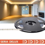 Taśma LED Delux LB 24V 160led/m SMD2835  3.5W/m 2700K IP20 460lm/m 8mm CRI80 PL7Y 50m