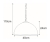 Lampa wisząca K-P161551 z serii SARGAN