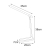 Lampka biurkowa K-MT-206 ZIELONY z serii NIKO