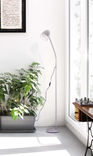 Lampa podłogowa K-MT-201 SREBRNY z serii KAJTEK I