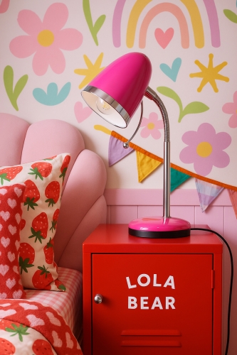 Lampka biurkowa K-MT-200 RÓŻOWY z serii KAJTEK