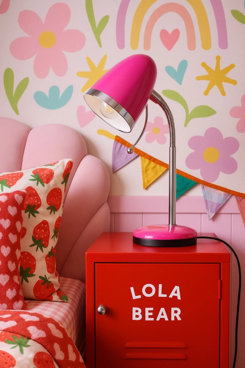 Lampka biurkowa K-MT-200 RÓŻOWY z serii KAJTEK
