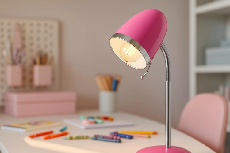 Lampka biurkowa K-MT-200 RÓŻOWY z serii KAJTEK