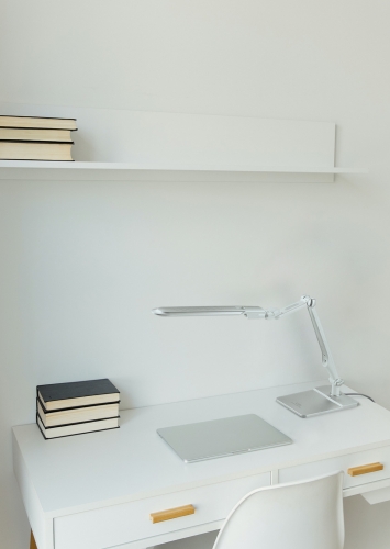 Lampka biurkowa K-BL1207 SREBRNY z serii MICA