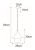 Lampa ogrodowa wisząca K-8126 CZARNY/ZŁOTY z serii BOSTON