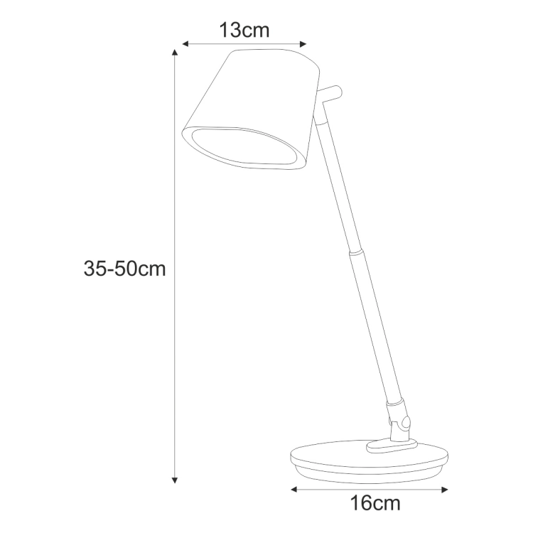 Lampka biurkowa K-BL1527 CZARNY z serii BOLEK