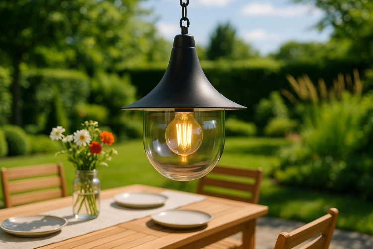 Lampa ogrodowa wisząca K-8131 CZARNY z serii BOSTON