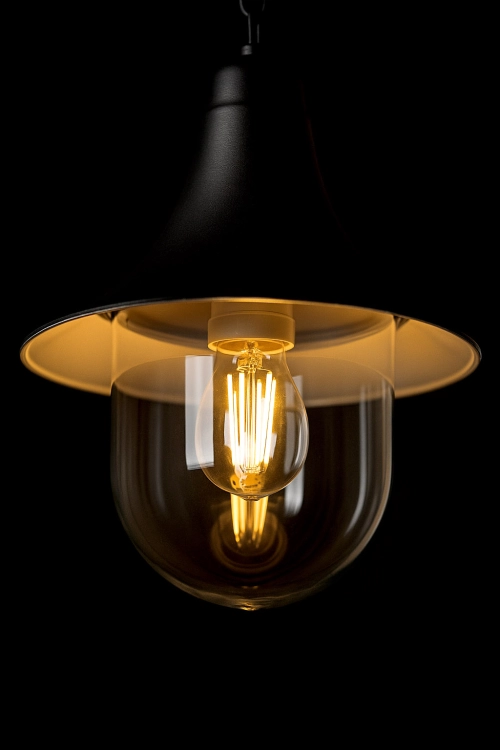 Lampa ogrodowa wisząca K-8131 CZARNY z serii BOSTON
