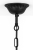 Lampa ogrodowa wisząca K-8131 CZARNY z serii BOSTON