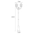 Lampa ogrodowa stojąca K-7006A2/2 CZARNY z serii LOZANA