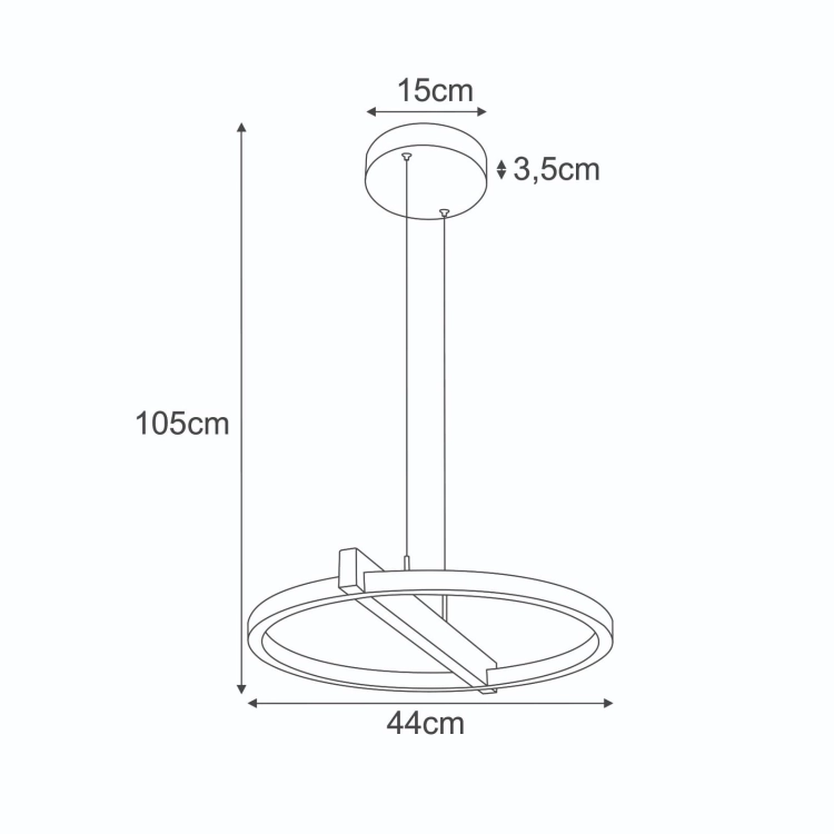 Lampa wisząca K-8230 z serii TIVOLI