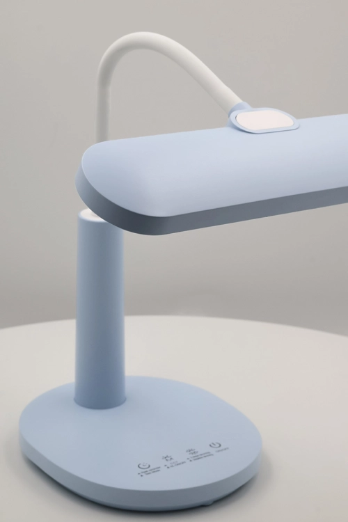 Lampka biurkowa K-BL1521 NIEBIESKI z serii MILO