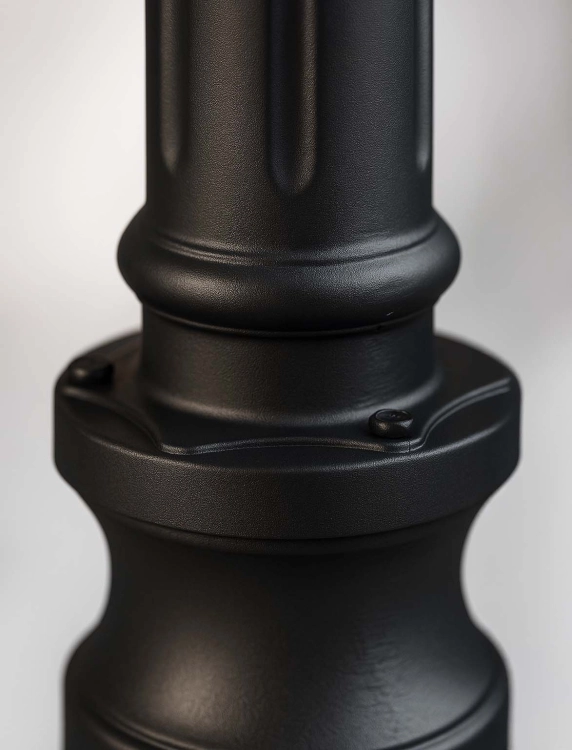 Lampa ogrodowa stojąca K-8132 CZARNY z serii BOSTON