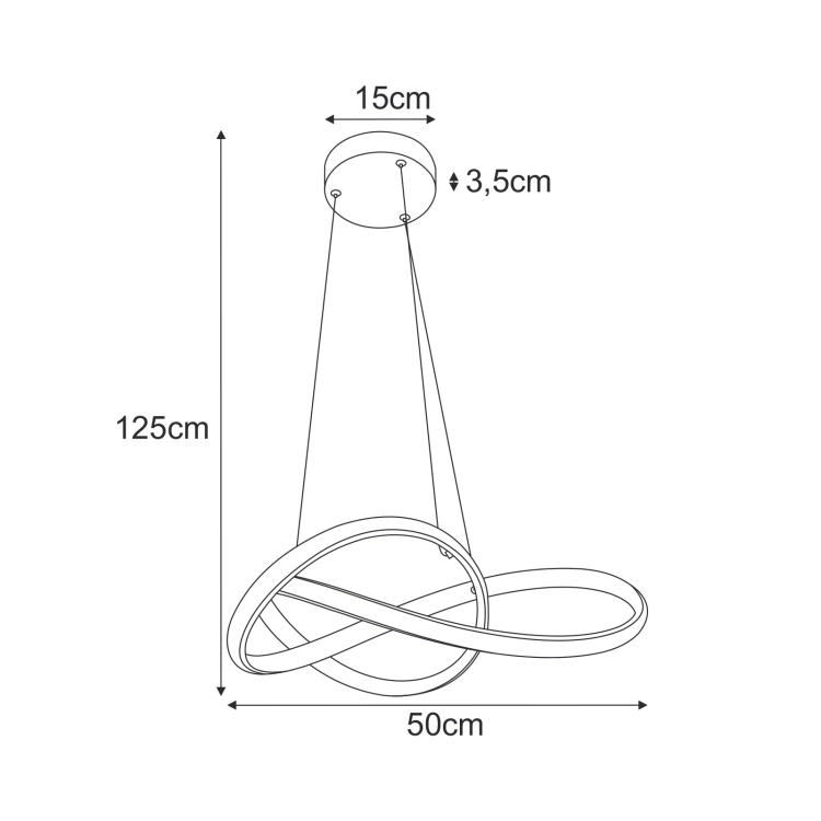 Lampa wisząca K-8236 z serii FONDI
