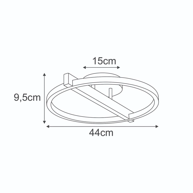 Lampa sufitowa K-8231 z serii TIVOLI