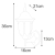 Kinkiet K-5007A/N CZARNY z serii VASCO