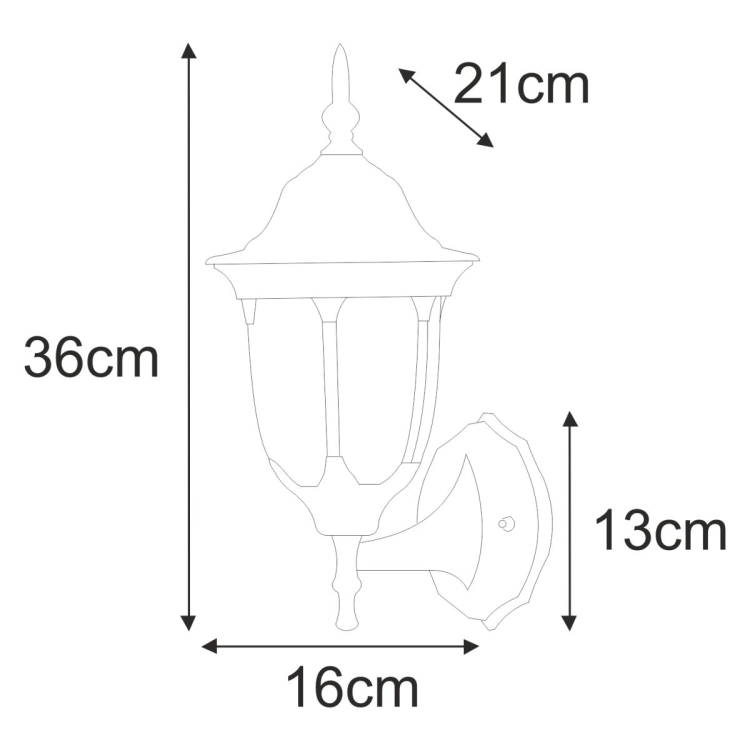 Kinkiet K-5007A/N CZARNY z serii VASCO