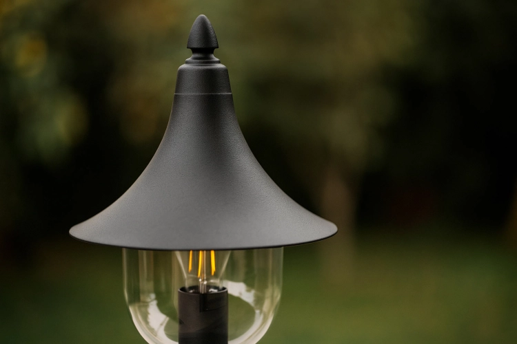 Lampa ogrodowa stojąca K-8134 CZARNY z serii BOSTON