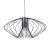 Lampa wisząca K-3407 CZARNY z serii TIZI II