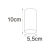 Reflektor / spot K-4414 z serii MILE WHITE