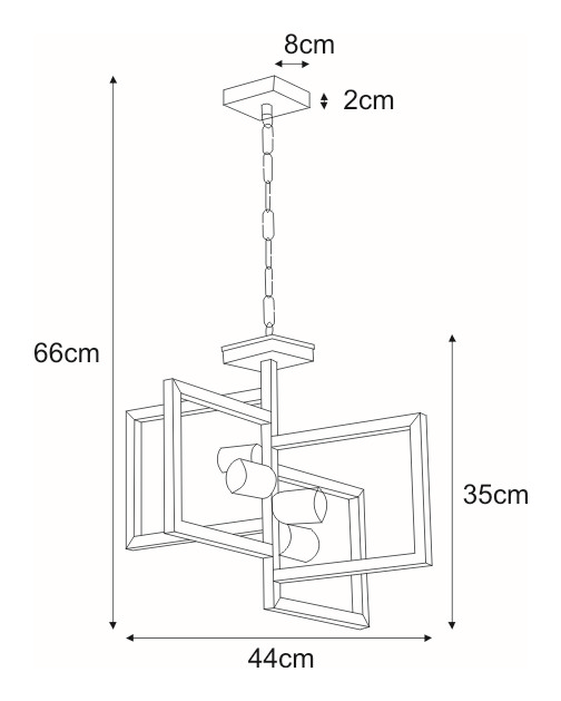 Lampa wisząca K-4036 z serii LAVAYA