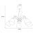 Lampa sufitowa K-JSL-6218/5 CHR z serii ARON