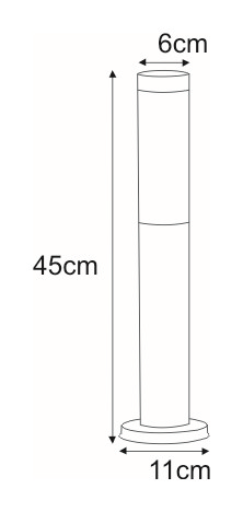 Lampa ogrodowa stojąca K-LP231-450 z serii ANICA