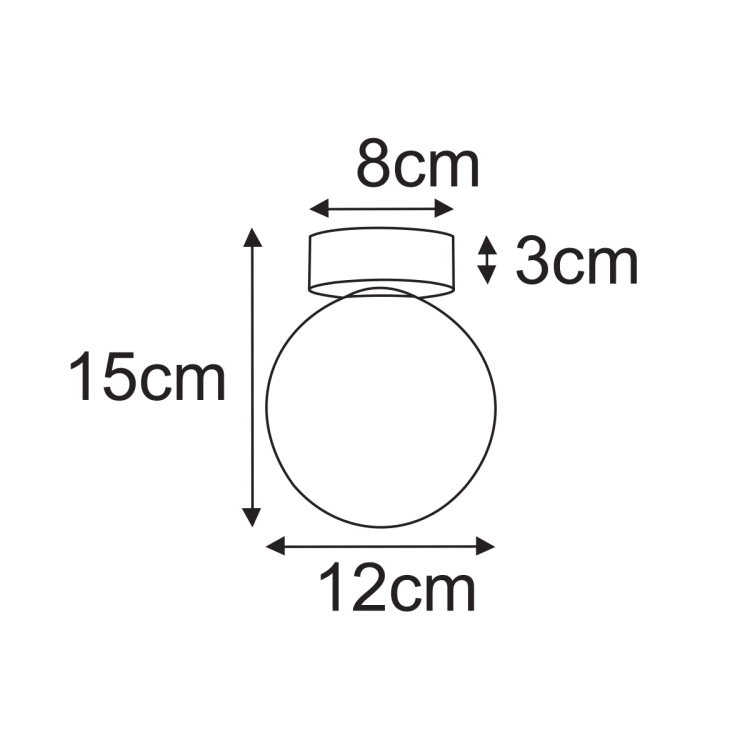 Lampa sufitowa K-5691 z serii FADO