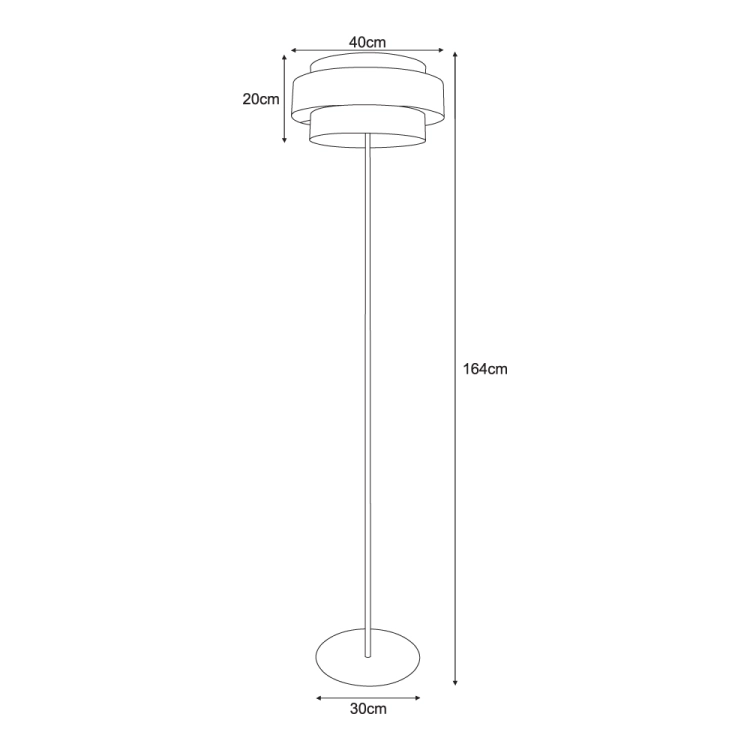Lampa podłogowa K-5275 z serii CEZAR