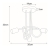 Lampa sufitowa K-3620 z serii DEZE