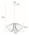 Lampa wisząca K-3407 BIAŁY z serii TIZI II