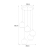 Lampa wisząca K-5602 z serii ABRO