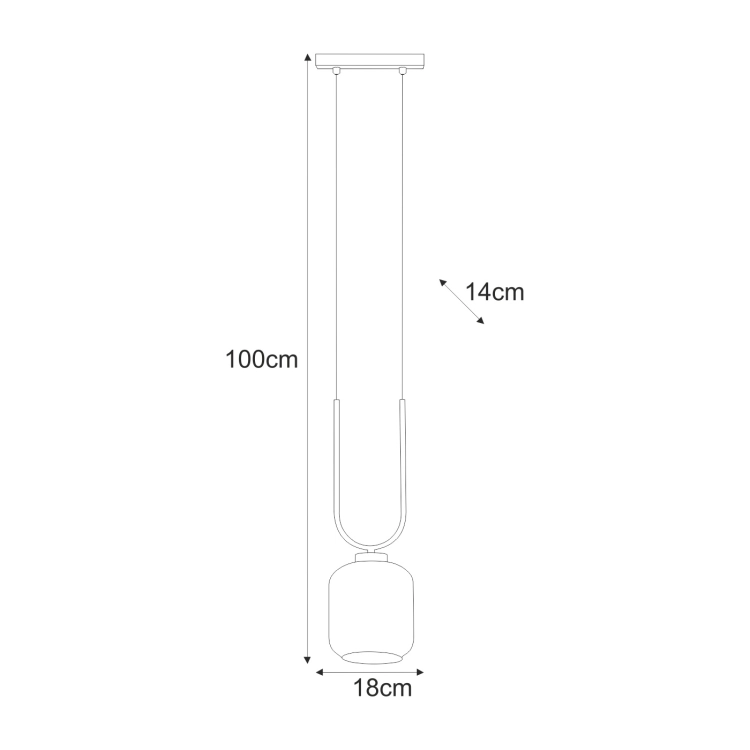 Lampa wisząca K-5580 z serii CONI