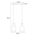 Lampa wisząca K-5251 z serii BRUS