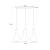 Lampa wisząca K-4526 z serii ARVI WHITE