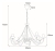 Lampa wisząca K-3997 z serii BARTEZ II