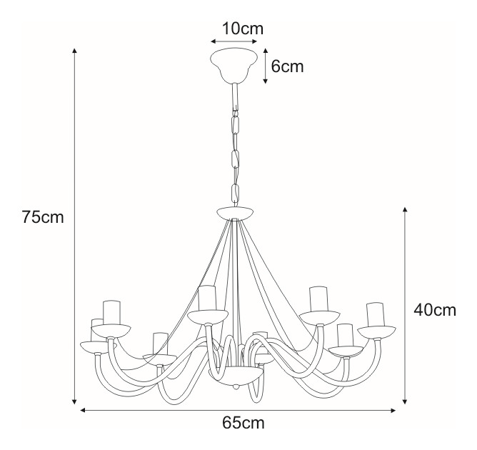 Lampa wisząca K-3997 z serii BARTEZ II