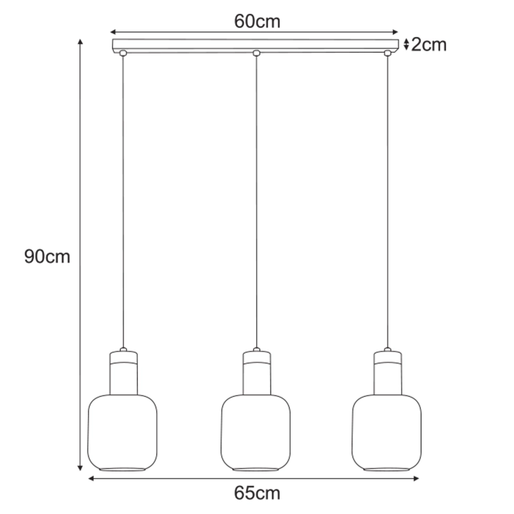 Lampa wisząca K-5263 z serii DENIS