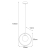 Lampa wisząca K-3837 z serii PARVA