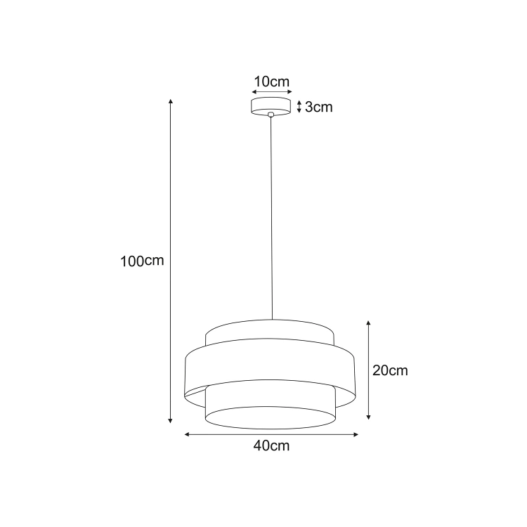 Lampa wisząca K-5231 z serii GATO