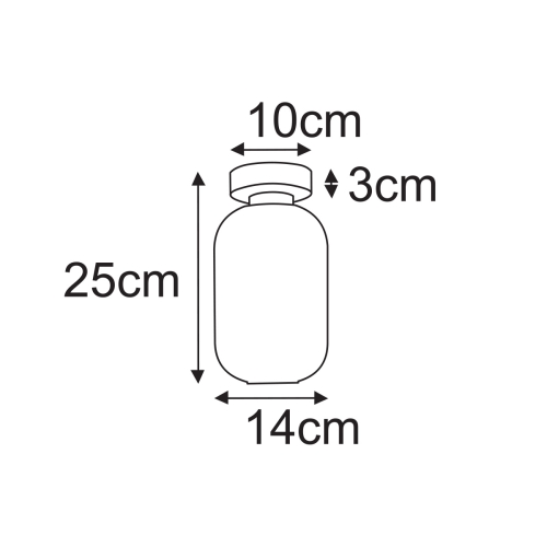 Lampa sufitowa K-5742 z serii FADIGA