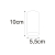 Reflektor / spot K-4404 z serii MILE BLACK