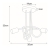 Lampa sufitowa K-3610 z serii DEZE