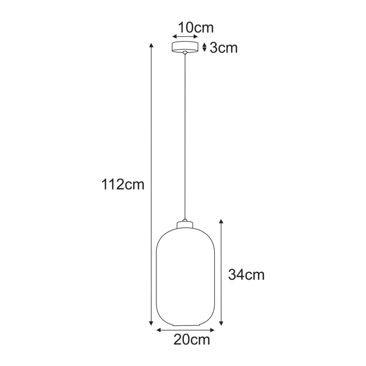 Lampa wisząca K-5751 z serii SILVA