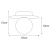 Lampa sufitowa K-5452 z serii ROBIN