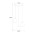 Lampa wisząca K-5606 z serii TULA