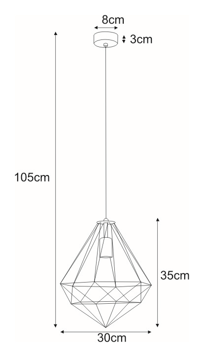 Lampa wisząca K-4000 z serii MARKO